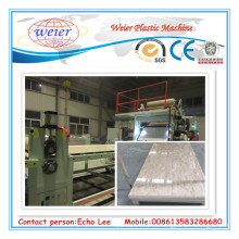 Línea de extrudado de alta salida de la hoja de mármol del PVC de la máquina de extrudado de la hoja / PVC del PVC